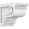 Ekena Millwork Standard Scroll Architectural Grade PVC Corbel, 5"W x 8"D x 8"H CORP05X08X08SCR - alternate 1